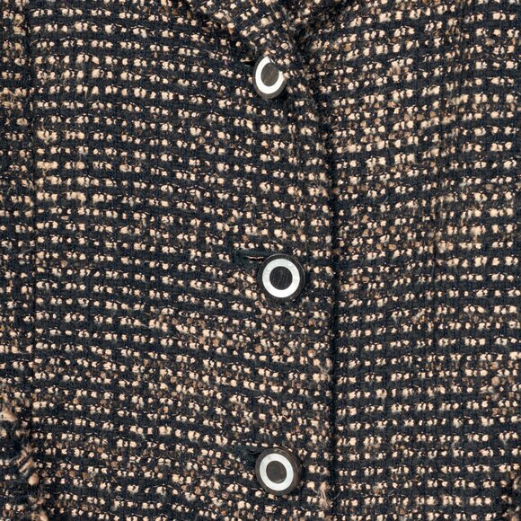 Chanel 03A Brown Wool-Blend Tweed Buttoned Blazer - Picture 7 of 12